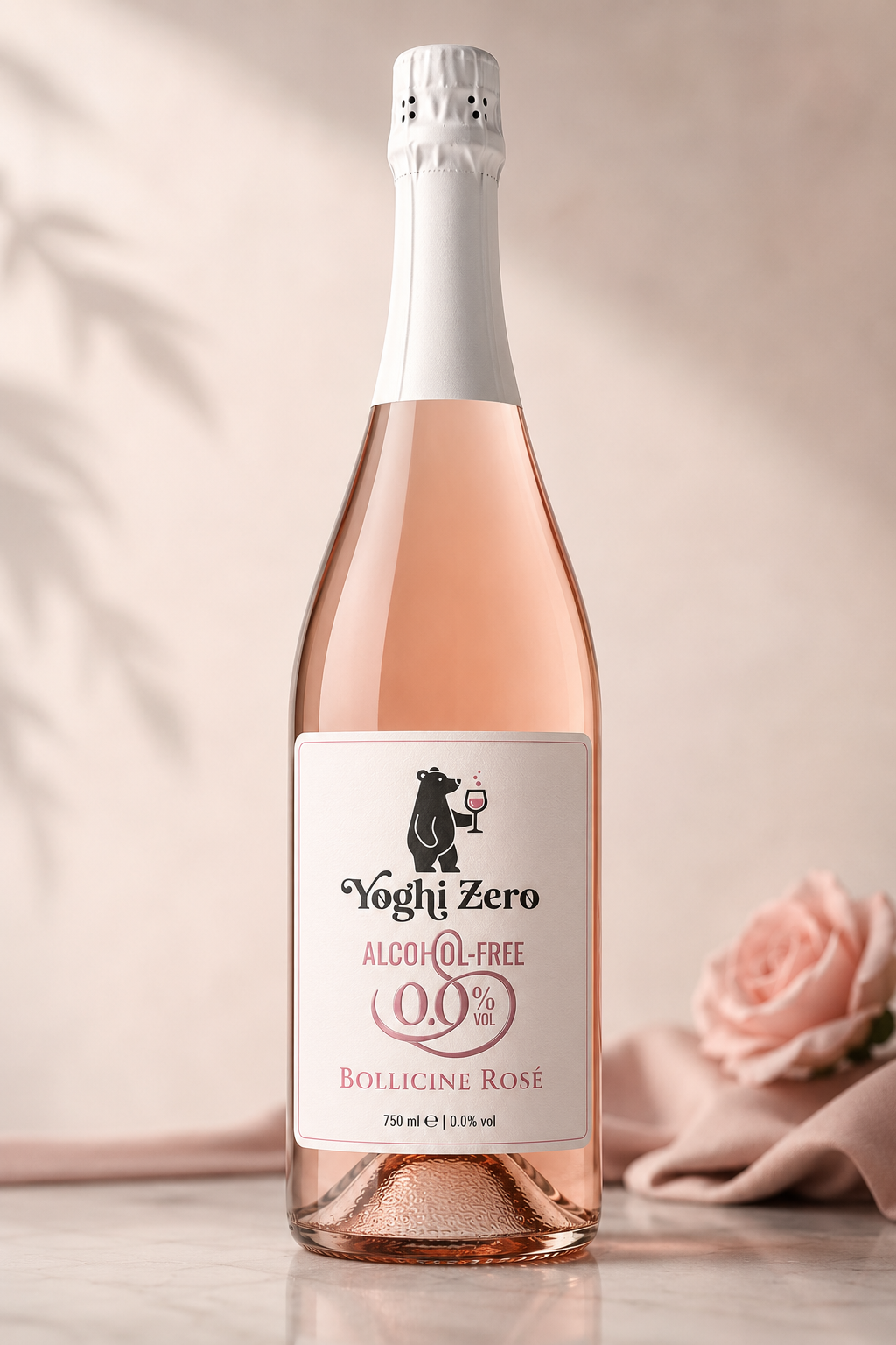 Aroma fresco ed elegante, con piacevoli note di frutta fresca e un delicato finale floreale, con 0,0% di alcol.
                        